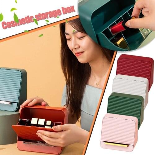 New Desktop Organizer Drawer Makeup Storage Box Stackable Jewelry Container Large Capacity Mask Office Storage Case Box #T3G