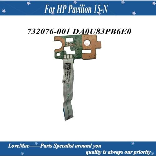 Original laptop Cable For Power Button Board With Cable 732076-001 DA0U83PB6E0 Switch For HP Pavilion 15-N Series 100% tested