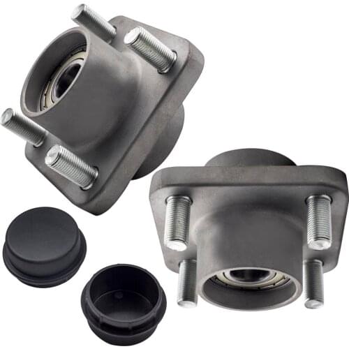 2pcs Front Wheel Hub Assembly W/ Bearings For Club Car DS & Precedent 102357701