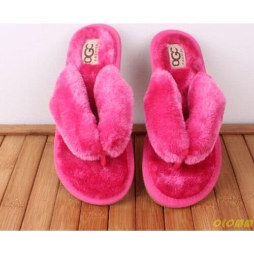 Summer Raccoon Fur Slippers For Women Fluffy Real Fox Hair Slides Plush Home Sandals Fashion Cute Rainbow Flip Flops Ladies Shoe