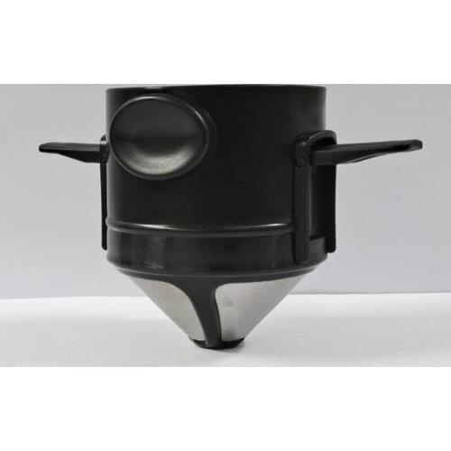 Foldable Portable Coffee Filter Stainless Steel Drip cafe Tea Holder Reusable Paperless Kitchen Tool