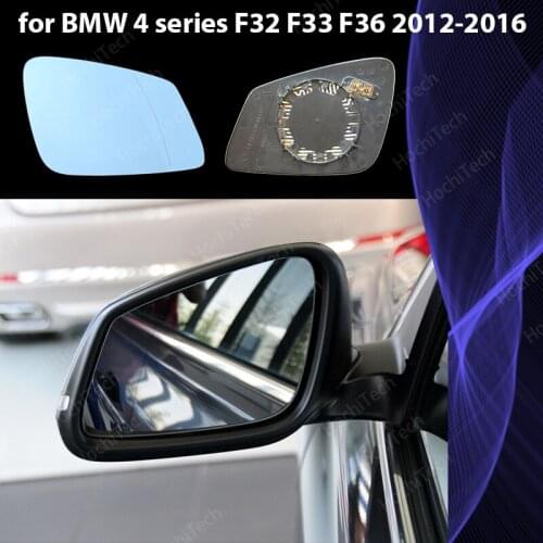 1pcs Electric Wing Left & Right Mirror Glass for BMW 3 series F30 F31 F34 318d 320d 320i 328i 335i 2011-2016 Blue Heated