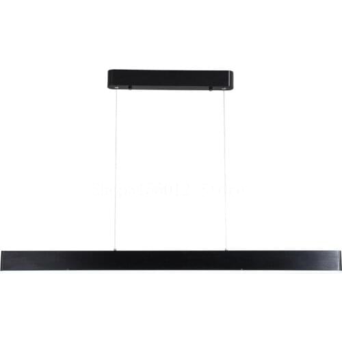 Nordic Strip LED Pendant Lights for Dining Room Modern Simple Restaurant Decor Pendant Lamp Fixtures Office Lighting Fixtures
