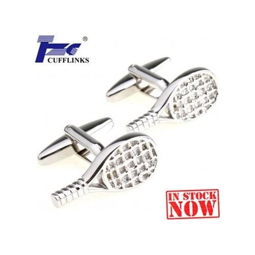 Tennis Racket Cufflink Cuff Link 2 Pairs Free Shipping Promotion