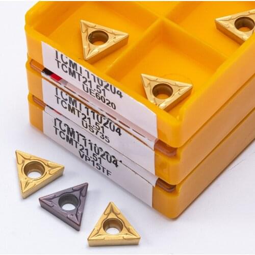 Carbide insert TCMT110204 VP15TF UE6020 US735 metal turning tool external turning tools tool lathe tool TCMT 110204 Hard Alloy