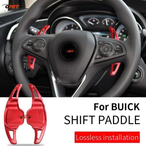 Car Steering Wheel Shift Paddle Extension Shifter Accessory 2pcs/lot Fit for Buick Veron Rengal Larosse GL8 2015 2016 2017 2019