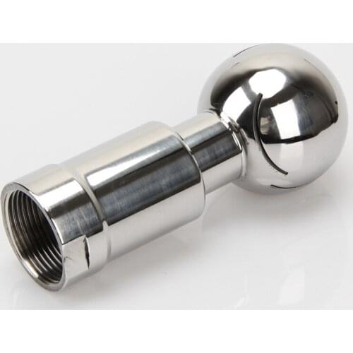 1/2" 3/4" 1" 1-1/4" 1-1/2" BSP Female Thread 304 Stainless Steel Sanitary Fitting Rotary Spray Ball Tank Cleaning Ball Homebrew