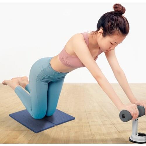 1 Pair Non-slip Yoga Knee Pad Gym Fitness Disc Plank Mat Sport Elbow Protective Cushion Yoga Accessories