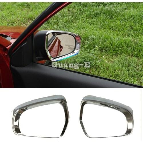 For Suzuki S-Cross Scross SX4 2017 2018 2019 2020 Car Sticker Rear Rearview Side Glass Mirror Trim Frame Rain Shield Sun Visor