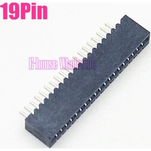 [30PC/ LOT] 19Pin Conductive Film Socket 19pin Conductive Film Connector Port For Playstation 2 PS2