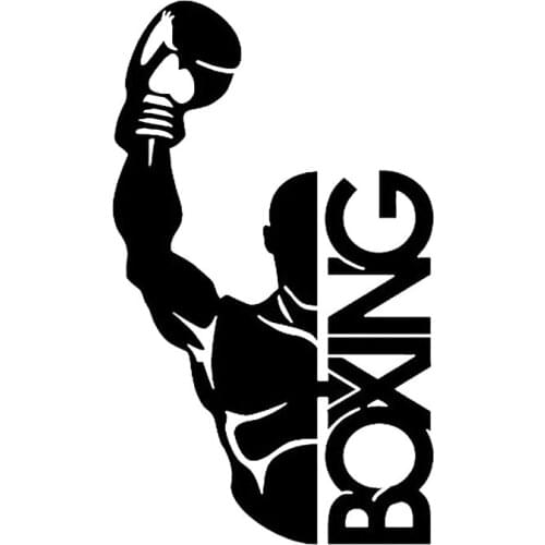 Dawasaru Boxing Gloves Combat Car Sticker Personalized Waterproof Decal Laptop Truck Motorcycle Auto Accessories PVC,15cm*9cm