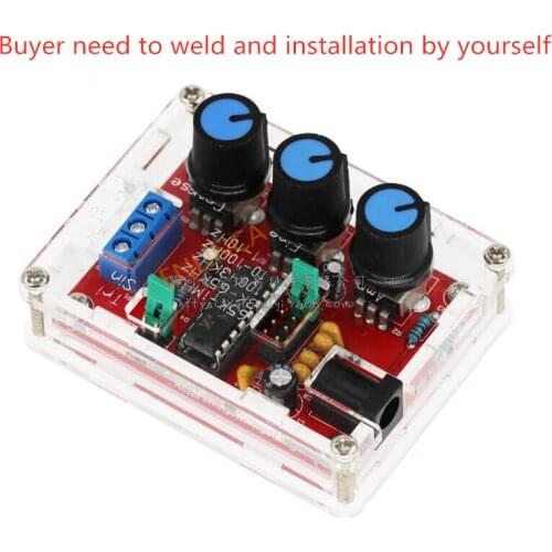 Function Signal Generator DIY Kit Sine/Triangle/Square Output 1Hz-1MHz Generator Adjustable Frequency Amplitude XR2206 004
