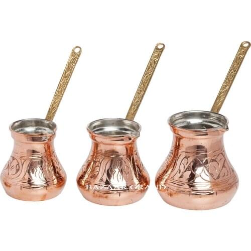 NEW QUALITY TASTE COFFEE SET - TRIPLE TOMBUL EMBROIDERED - WHITE PATTERNED WEDDING GIFTS GREAT PRESENTATIONS WITH AWESOME DECOR