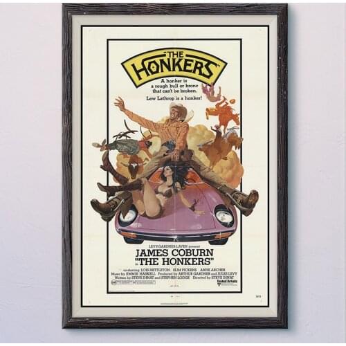 N451 THE HONKERS Vintage Classic Movie Wall Silk Cloth HD Poster Art Home Decoration Gift