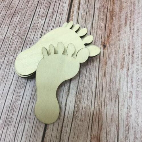 Set of 50pcs unfinished art minds wood crafts kids educational toys wooden toys