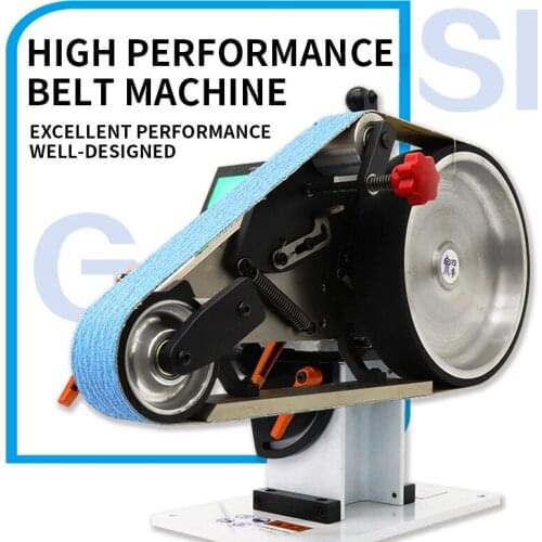 Desktop Small Multifunctional Belt Grinder Machine Vertical And Horizontal DIY Mini Belt Machine GSI Sanding Machine 220V/380V