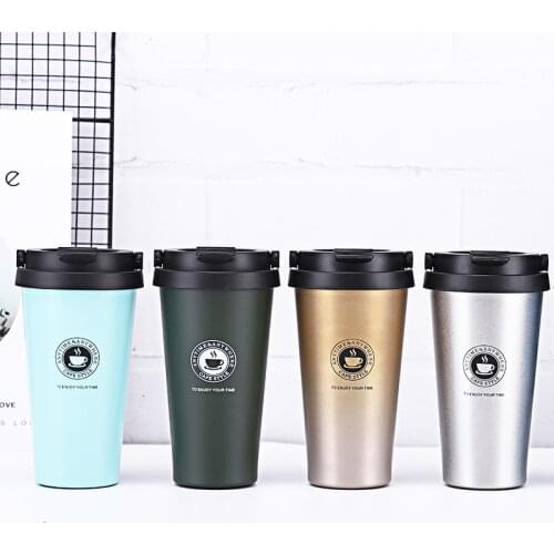 New product best-selling portable coffee mug stainless steel creative portable coffee cup stainless steel vacuum insulated mug