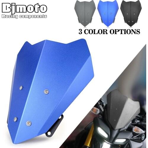 Motorcycle Aluminum Windscreen Visor Viser Wind Deflector with Bracket For Yamaha MT15 MT 15 2019 2020