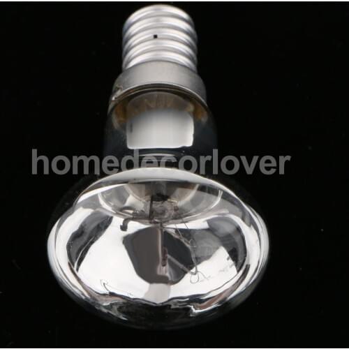 R39 Reflector Tungsten Filament Spotlight Bulb Lamp SES E14 Clear 25W Elegant Shape Soft Light Long Lifespan