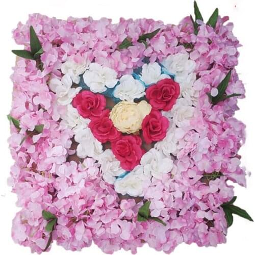 Silk Rose Flower Wall Home Decor Champagne Artificial Flowers for Wedding Decoration Flower Wall Romantic Wedding Backdrop Decor