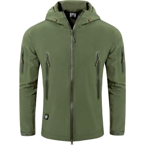 2018 outdoor waterproof military Tactical jacket hunting clothes camping Hardshell windbreaker hiking jacket camouflage coat