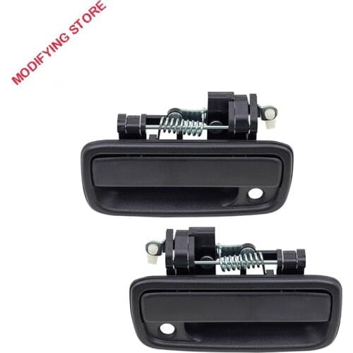 69210-35020 69220-35020 for Outside Exterior Door Handle Black PAIR Left & Right For Taco-ma To-yota 1995-2004