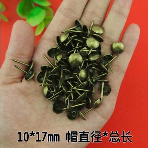 Antique Tacks Iron Decorative Upholstery Tacks bronze Bronze decorative sofa bubble nail 10mm*17mm