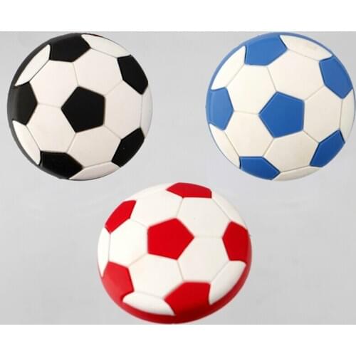 One piece Furniture Rubber Children Room Cabinet Door Knobs And Drawer Pull Football (D: 1.57 Inch H: 0.90 Inch)