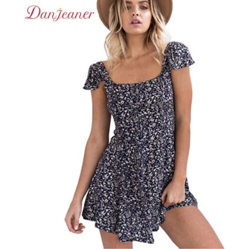 Черные летние платья DANJEANER China At AliExpress