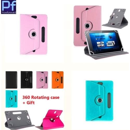 For Prestigio MultiPad PMT3277C/PMT3177/PMT3087/PMT3067 7" inch 360Degree Rotating Universal Tablet PU Leather cover case