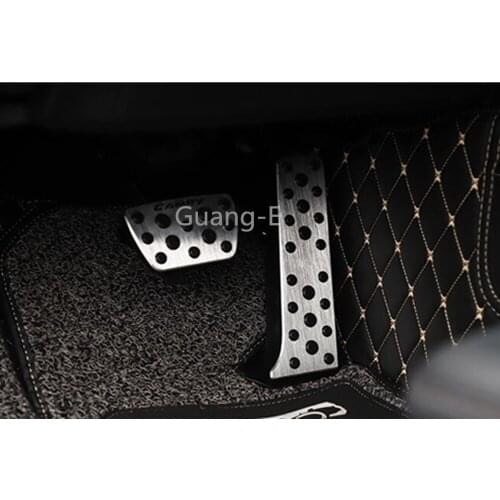 For Toyota New Camry XV70 2017 2018 2019 2020 Car Cover Aluminium Alloy Foot Gas/Petrol/Oil Brake Rest Lamp Trim Pedal Moulding