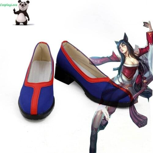 Game LOL Cosplay the Nine-Tailed Fox Ahri Cosplay Shoes Boots CosplayLove For Halloween Christmas