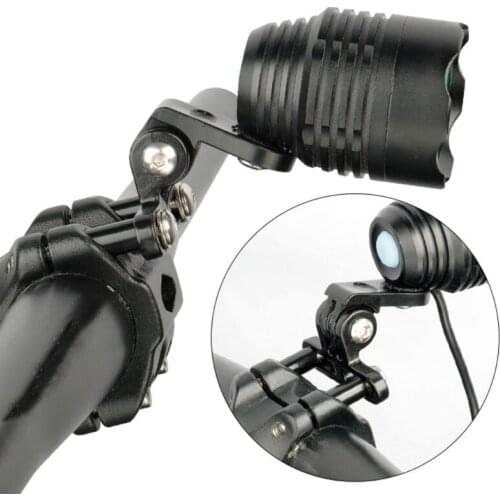 DEEMOUNT Bicycle Headlight Mount Adapter Bracket Camera Type Connector for stem Mount Cycling Front Light Lamp Holder
