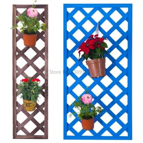 Wall Hanging Decoration Anti-corrosion Balcony Wall Hanging Plant Climbing Vine Wall Hanging Wall Grid Partition Flower Shelf