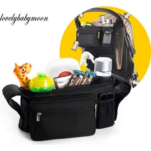 Baby Stroller Organizer Baby Prams Carriage Bottle Cup Holder Bag for Pram Buggy Baby Stroller Accessories Wheelchair Bag