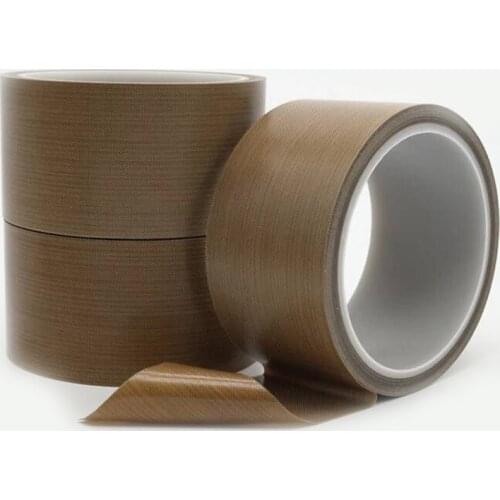 PTFE Adhesive Tape 0.18mm Thickness Cloth Hi-temp Insulate Adhesive Tape Insulating 1 Roll 10-150mm*10m*0.18mm Electrical TFL