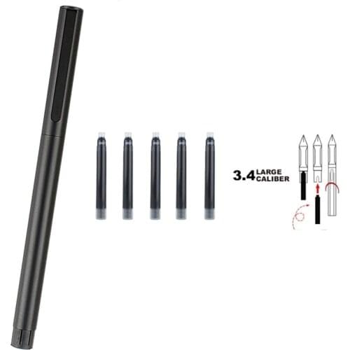 Luxury quality Jinhao 65 Black Colors Business office Fountain Pen student School Stationery Supplies ink calligraphy pen