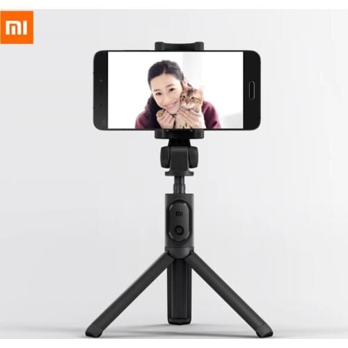 Original Xiaomi outdoor Foldable Tripod Monopod Selfie Stick Bluetooth With Wireless Button Shutter Selfie Stick For iOS/Android