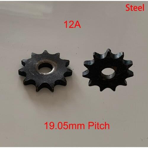 12A 19 20 21 22 Tooth Pilot Bore 19.05mm Pitch Single Row Simplex Conveying Gathering Gear Chain Drive Sprocket Wheel Plate