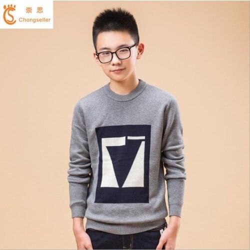 2018 Winter Sweaters for Children Knitted Long Sleeve Shirt For Teenage Tops Childrens Costume Kids Pullover Cardigan