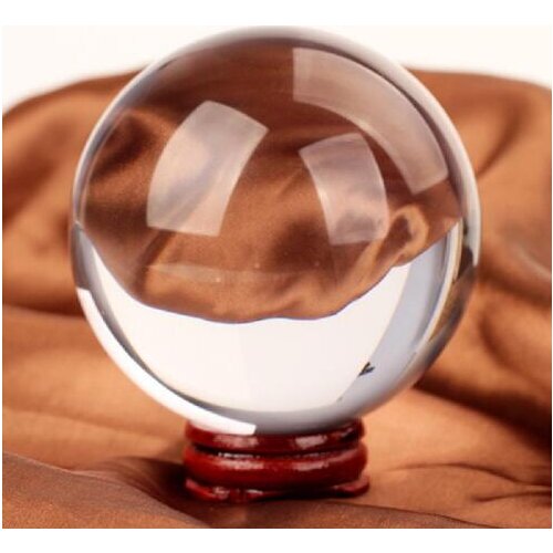 40mm Rare Clear Natural Stones Feng Shui Crystal Ball And Minerals Amber Raw Quartz Crystals Figurines Ball Gifts Products