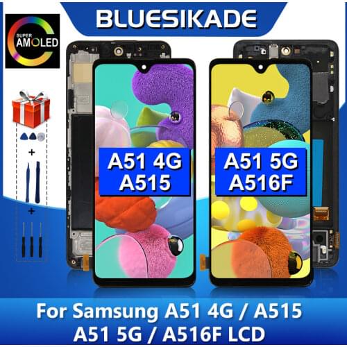 For Samsung Galaxy A51 LCD A515F SM-A515F/DS A515F/DS Display Touch Screen Digitizer For Samsung A515 LCD Replacement parts