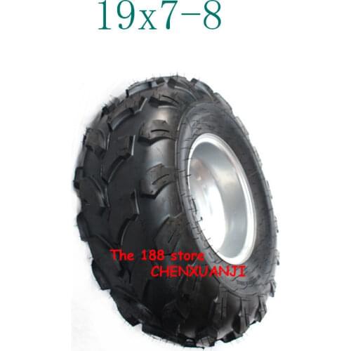 ATV 19x7.00-8 19x7-8 inch tyre tires 150cc 250cc vacuum tire front tire