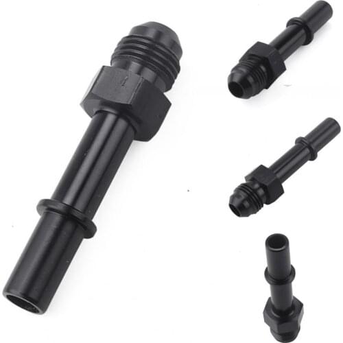 OFI039 LS Car Aluminum 6AN Male to 3/8 Fuel Line Quick Release Connect Connector