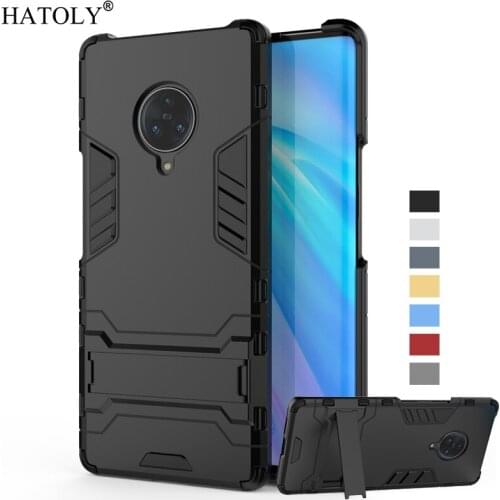 For Cover vivo NEX 3 Case Shockproof Holder Stand Armor Hard PC Cover For vivo NEX 3 TPU Rubber Phone Bumper Case For vivo NEX 3