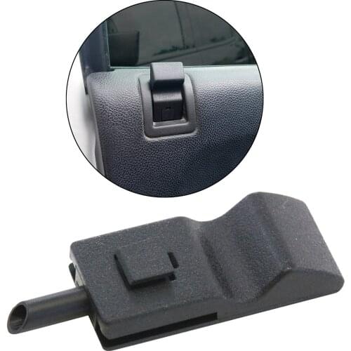 Black Front Rear Door Interior Lock Latch Knob Front/Rear Ebony Black Compatible with Chevy/for GMC Silverado/for Sierra 07-13