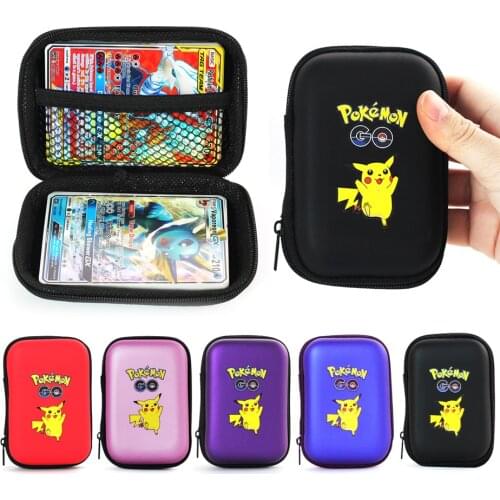 50 Capacity Cards Holder Album Hard Case Card Holder Pokemon Pikachu Game Cards Book Holder Pokemon Cards Pokemon Gx MEGA