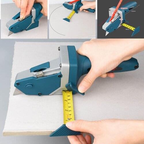 Gypsum Board Cutting Tool Drywall Cutting Artifact Tool with Scale Woodworking Scribe Woodworking Cutting board Tools