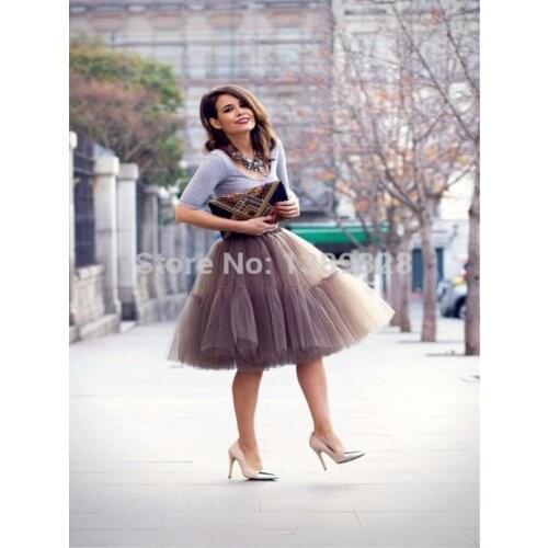 Hot Sale New Style 2021Tutu Tulle Skirts Midi denim skirt Women Elegant Design saias femininas formal faldas cortas