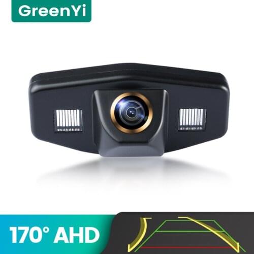 GreenYi 170° AHD 720P Trajectory Car Rear View Camera For Honda Accord Pilot Civic Odyssey Acura TSX Reverse Reversing Vehicle